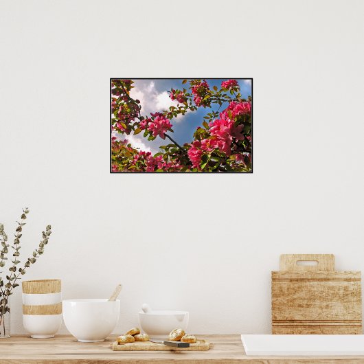 Crabapple Blossom Poster (Keuken)