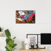 Crabapple Blossom Poster (Thuiskantoor)