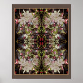 Crabapple Blossoms  Abstract Poster (Voorkant)