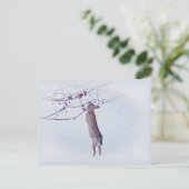 Crabapple Bunny - Konijn Briefkaart (Staand voorkant)