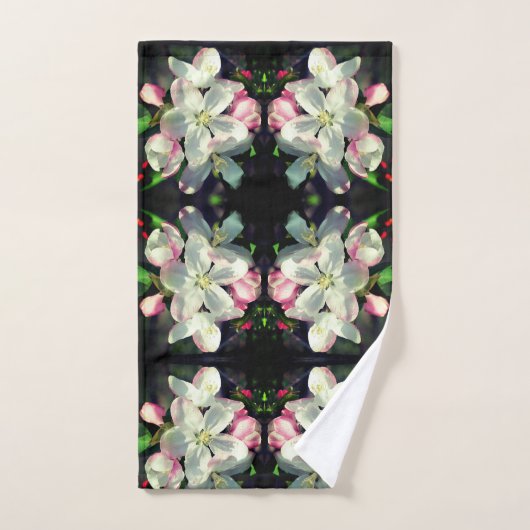  Crabapple Spring Flower Abstract Bad Handdoek (Handdoek)