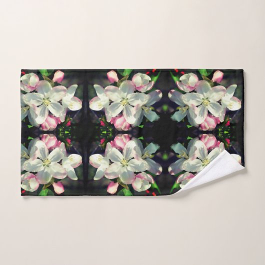  Crabapple Spring Flower Abstract Bad Handdoek (Handdoek)