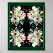  Crabapple Spring Flower Abstract Poster (Voorkant)