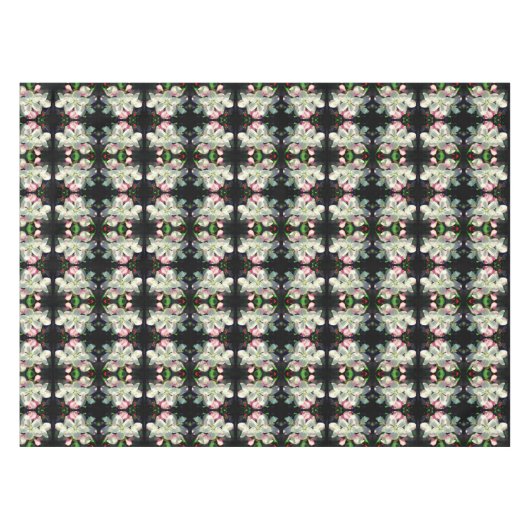 Crabapple Spring Flower Abstract Tafelkleed (Voorkant (Horizontaal))