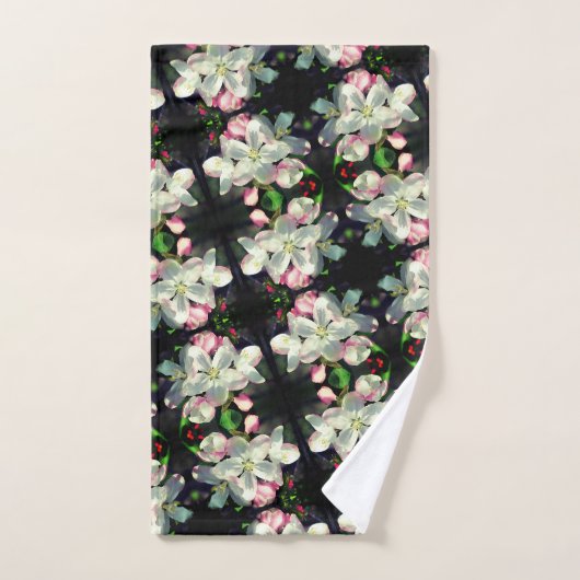  Crabapple Spring Flower Blossom Sluiten Bad Handdoek (Handdoek)