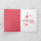 Crabapple Tree Heart Valentijnsdag Kaart (Binnen)