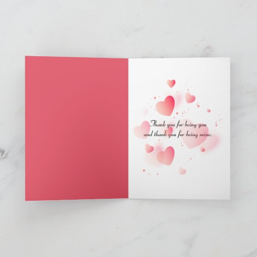 Crabapple Tree Heart Valentijnsdag Kaart (Binnen)