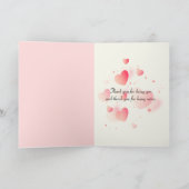 Crabapple Tree Heart Valentijnsdag Kaart (Binnen)