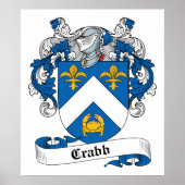 Crabb Family Crest Poster (Voorkant)