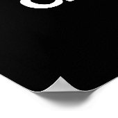 Crabbage Funny Cabbage Crab Pun Dark BG Poster (Hoek)