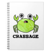 Crabbage Funny Cabbage Crab Pun Notitieboek (Voorkant)