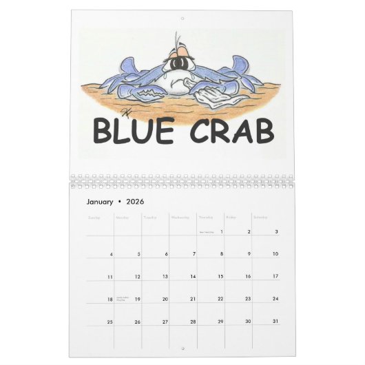 CRABBITUDE CALENDER KALENDER (Jan 2026)