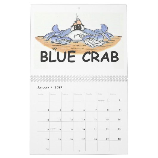 CRABBITUDE CALENDER KALENDER (Jan 2027)