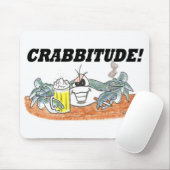 CRABBITUDE Mousepad Muismat (Met muis)