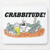 CRABBITUDE Mousepad Muismat (Voorkant)