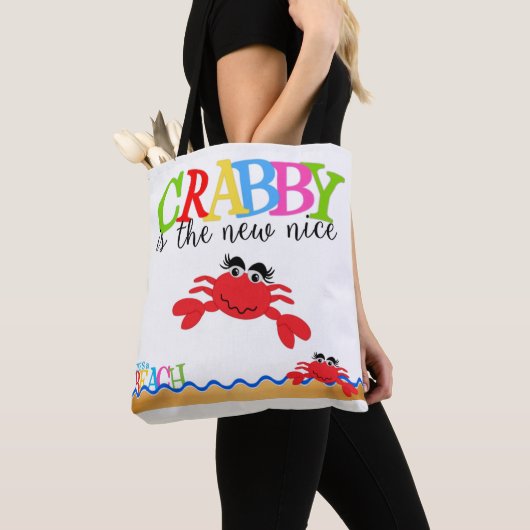 Crabby All-Over-Print Canvas tas, medium Tote Bag (Dichtbij)