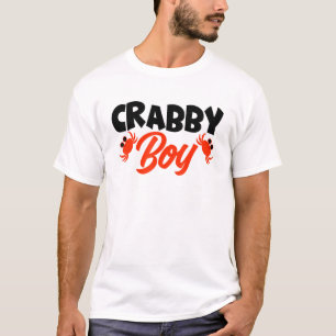 Crabby Boy Crab Lobster krab krabben krabben krayf T-shirt