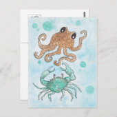 Crabby Briefkaart (Voorkant / Achterkant)