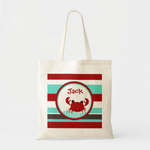 Crabby Buddy Boys Personalized Bag Tote Bag
