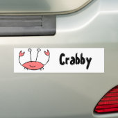 Crabby Bumpersticker (Op auto)