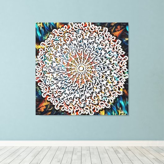 Crabby Canvas Print (Insitu (Houten vloer))