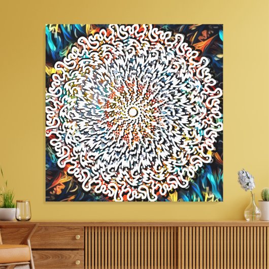 Crabby Canvas Print (Insitu (Woonkamer))