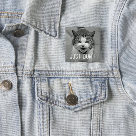 Crabby Cat Button (In situ)