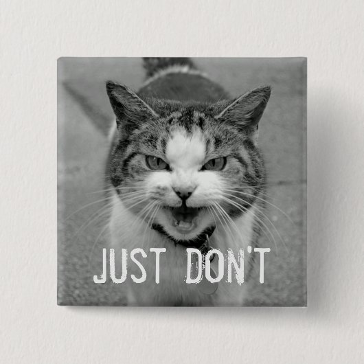 Crabby Cat Button (Voorkant)