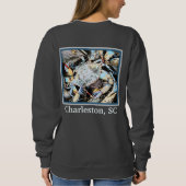 Crabby Crab Charleston South Carolina T-Shirt (Achterkant)