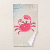 Crabby Crab Design Bath-handdoekset Bad Handdoek (Handdoek)