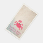 Crabby Crab Design Guest Towel Servet (Hoek)