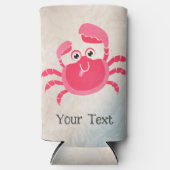 Crabby Crab Design Seltzer Koelbox Seltzer Blikjeskoeler (Voorkant)