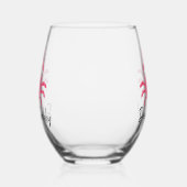 Crabby Crab Design Stemless Wijnglas Zonder Voet (Links)
