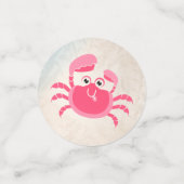 Crabby Crab Design Table Confetti (Kleine voorkant)