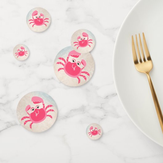 Crabby Crab Design Table Confetti (Groep)