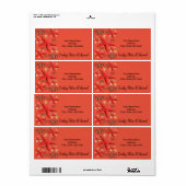 Crabby Crab Starfish Beach Boats House Labels (Full Sheet)