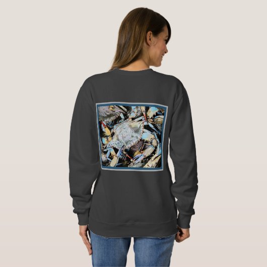 Crabby Crab T-Shirt of Sweatshirt (Achterkant volledig)