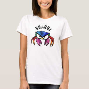 Crabby Funny humor Krab Ocean Gift shirt