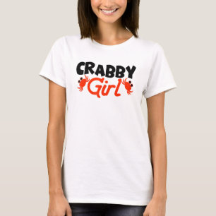 Crabby Girl Crab T-shirt