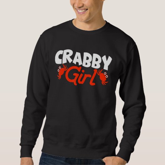 Crabby Girl Crab Trui (Voorkant)