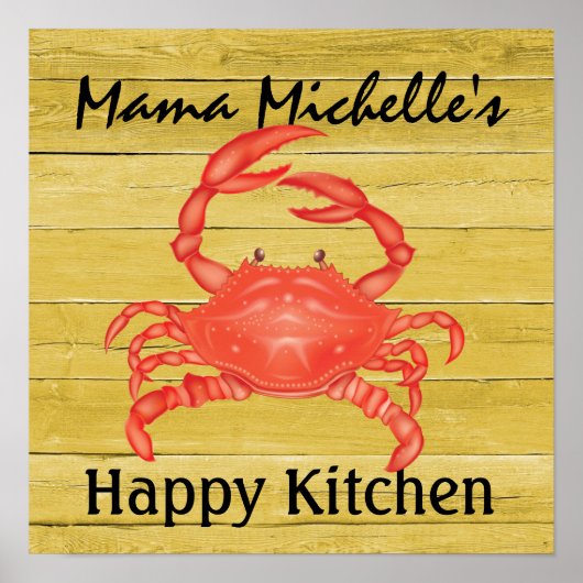 Crabby ... Happy Kitchen - SRF Poster (Voorkant)