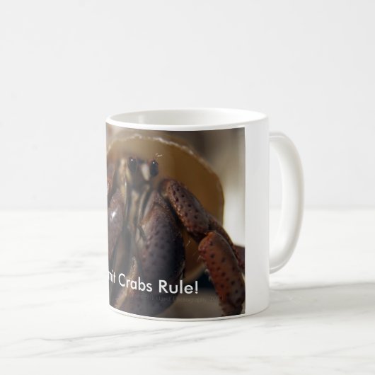 Crabby, Hermit Crabs Rule! Koffiemok (Voorkant rechts)
