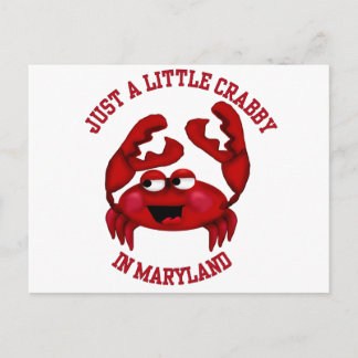 Crabby in Maryland Briefkaart