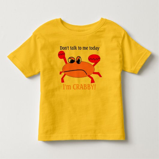 Crabby. Kinder Shirts (Voorkant)