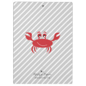 Crabby. Klembord (Achterkant)