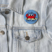 Crabby, maar Cute Pin Ronde Button 5,7 Cm (In situ)