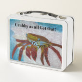 Crabby Metal Lunch Box (Achterkant)