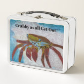 Crabby Metal Lunch Box (Voorkant)