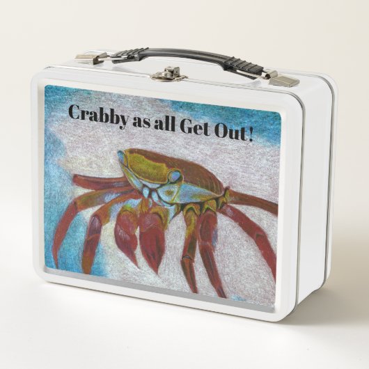 Crabby Metal Lunch Box (Voorkant)