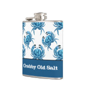 Crabby Old Salt Mariner in het Zee Heupfles (Links)